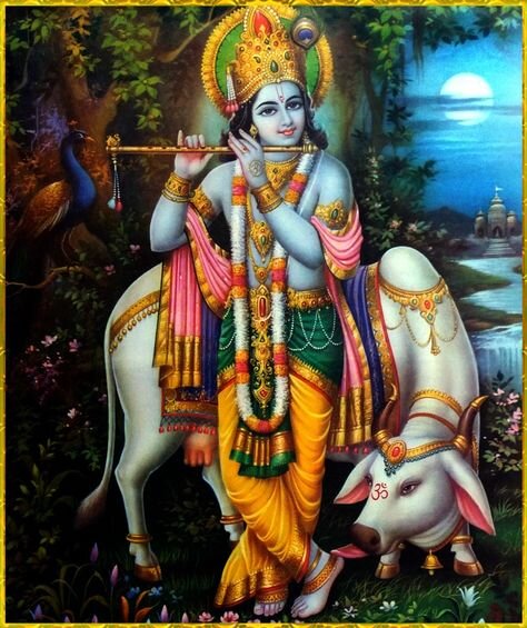 Бог Кришна в образе пастушка