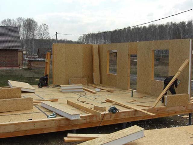 Как построить дом из СИП панелей своими руками