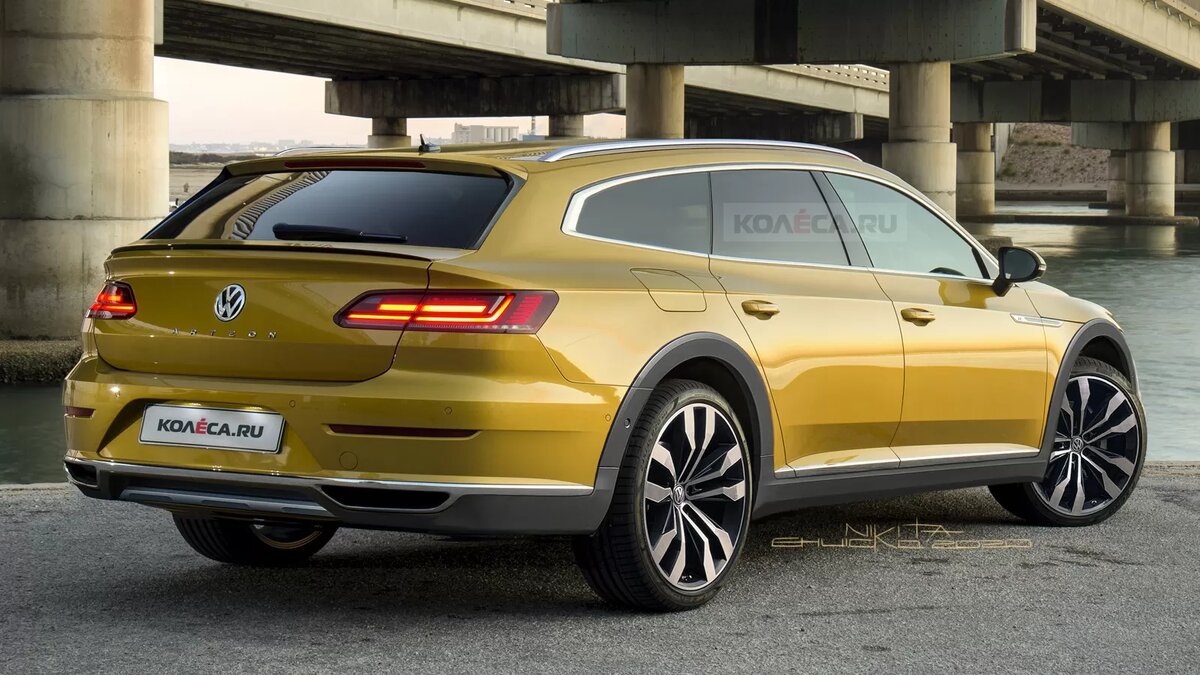 Рендер нового универсала VW Arteon