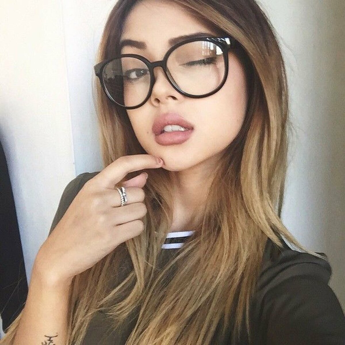 Cutie with glasses