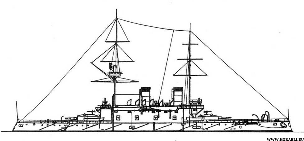 Чертежи броненосца наварин