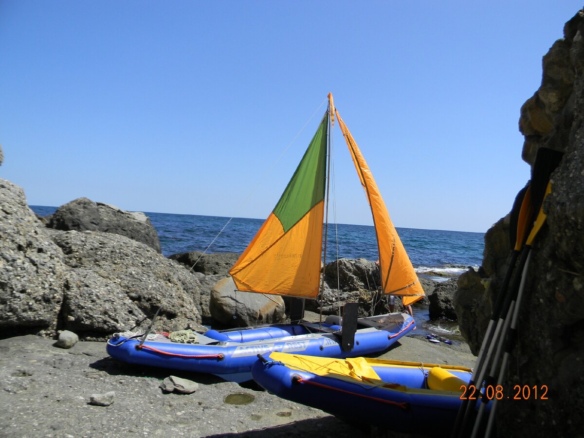 Чёрное море, Крым, Меганом. Поход Меганом - Форос. Фото автора.