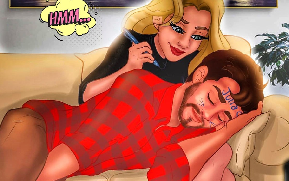 Авторский комикс. За основу взяты рисунки Crislane Pasos. 