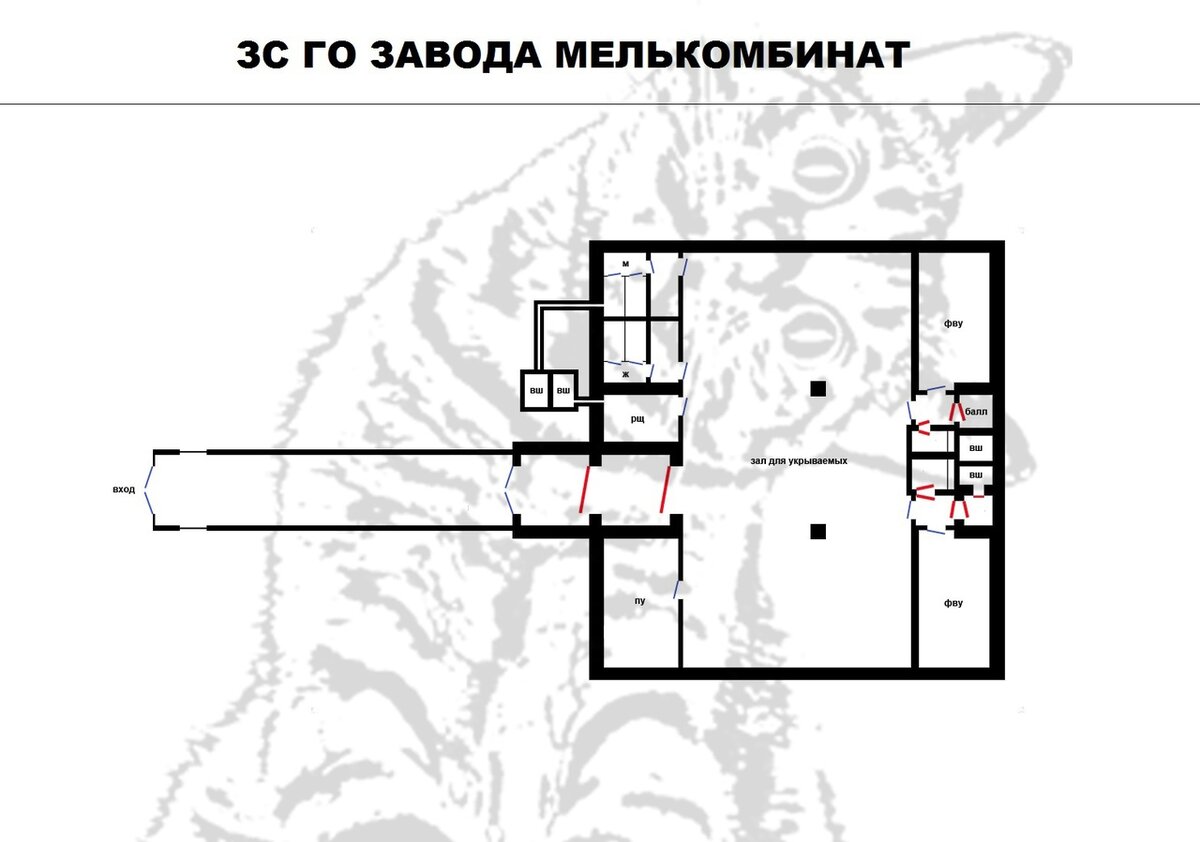 Заброшенное, но нераспиленное бомбоубежище мёртвого завода Мелькомбинат