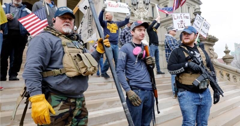 Митинг в США