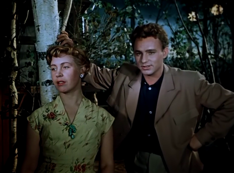 Кадры из фильма "Высота", 1957г., Мосфильм. 