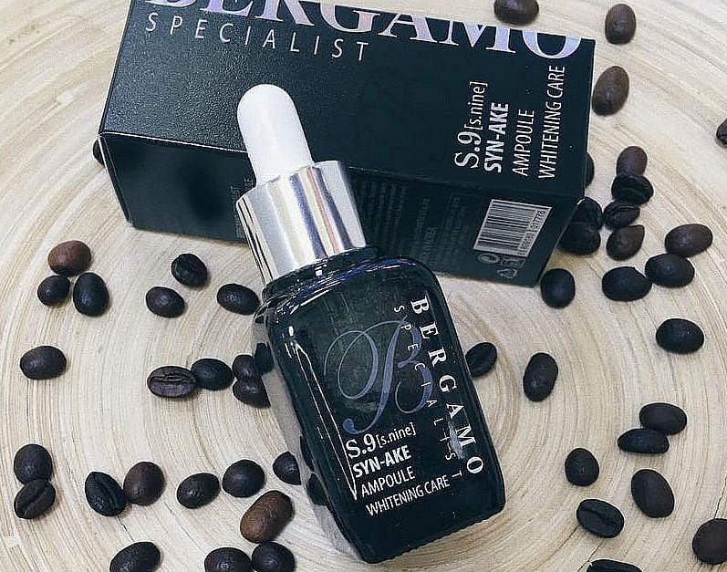 Интенсивная, антивозрастная сыворотка с пептидом змеиного яда BERGAMO Specialist S.9 Syn-Ake Ampoule Whitening Care