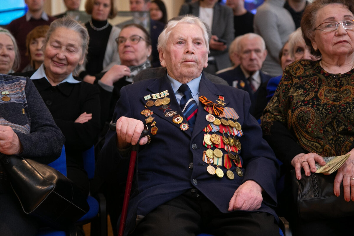 Б. И. Лерман в Президентской библиотеке. 2019 г.