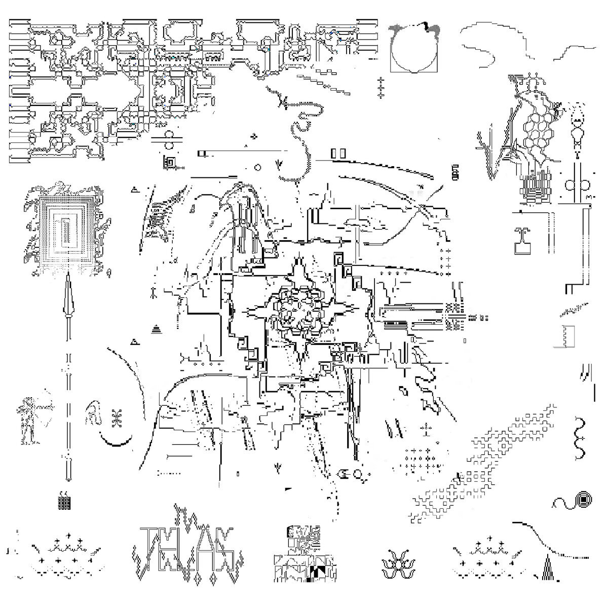 обложка альбома  Nicolas Jaar "Telas" 