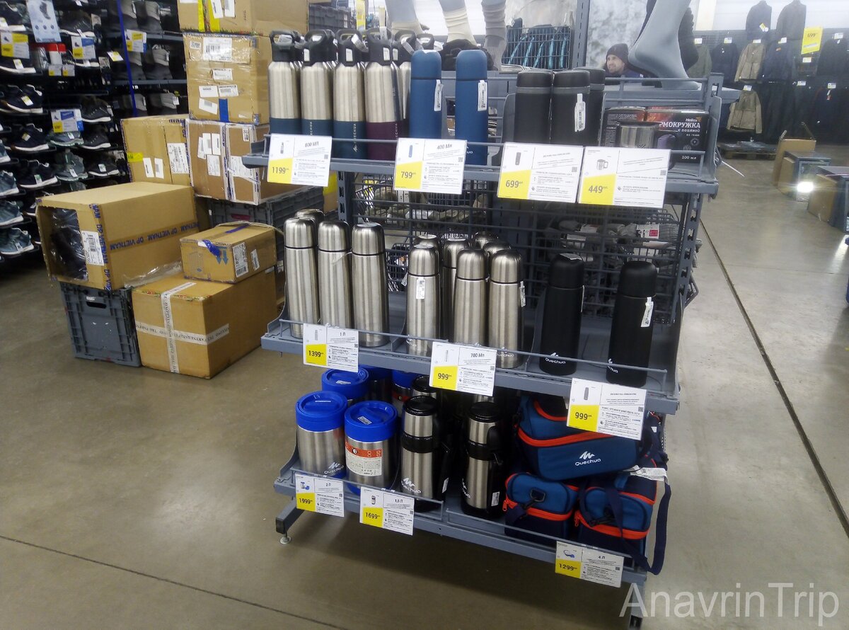 Полка с термосами