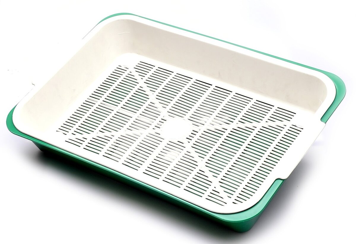 Пластиковый лоток с решеткой! 