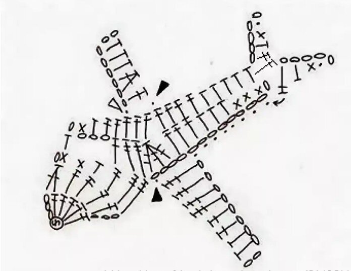Самолетик крючком схема и описание