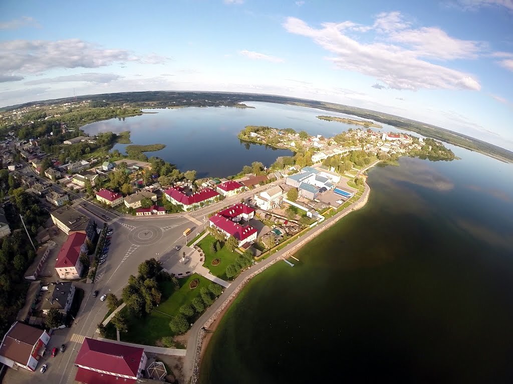 Себеж с высоты птичьего полета