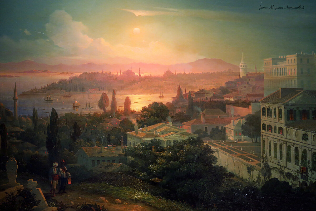 А.М. Дорогов. Вид Константинополя. Фрагмент. 1847