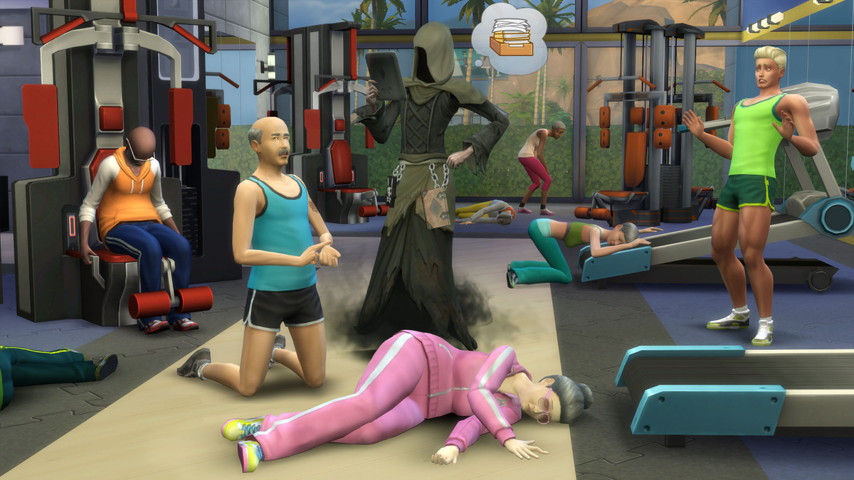 Кадр из игры Sims 4 (2014). Источник фото simsvip.com