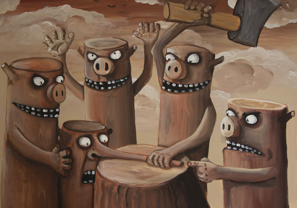 Картина Васи Ложкина