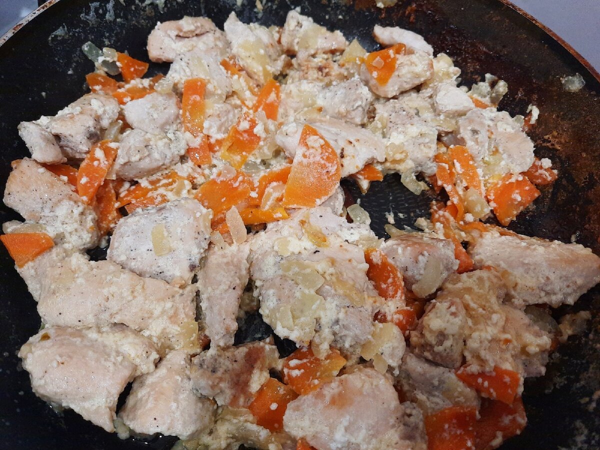 Получается сочно, с нежным сливочным вкусом