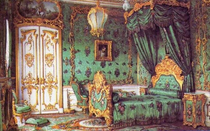 Фото из открытых источников. Спальня, акварель Л.Премацци