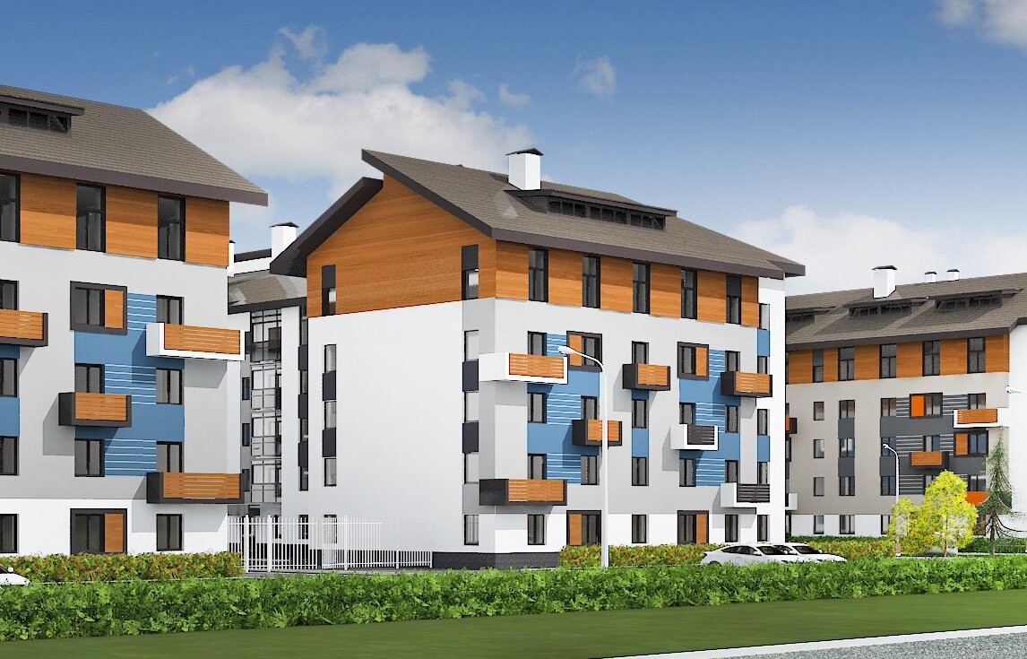 В «Мичуринском» готовые студии есть вот в таких уютных 5-этажных домах