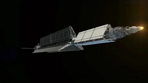 Космический буксир Зевс,  с пластинами радиаторов