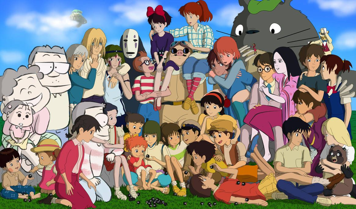 Работы Ghibli Studio