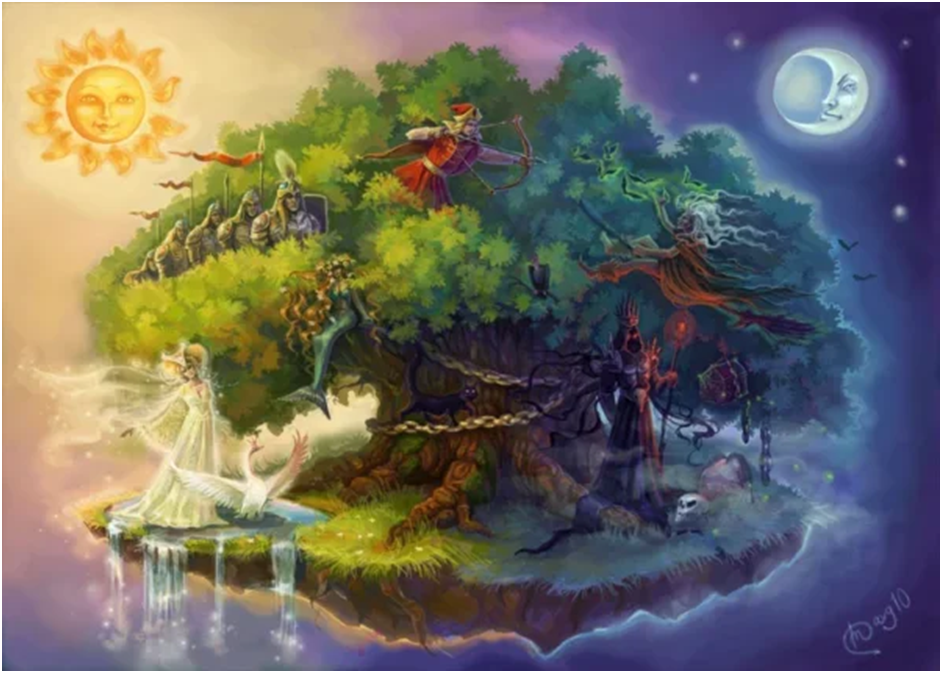 У Лукоморья дуб зеленый