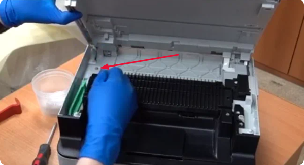 Расположение винта