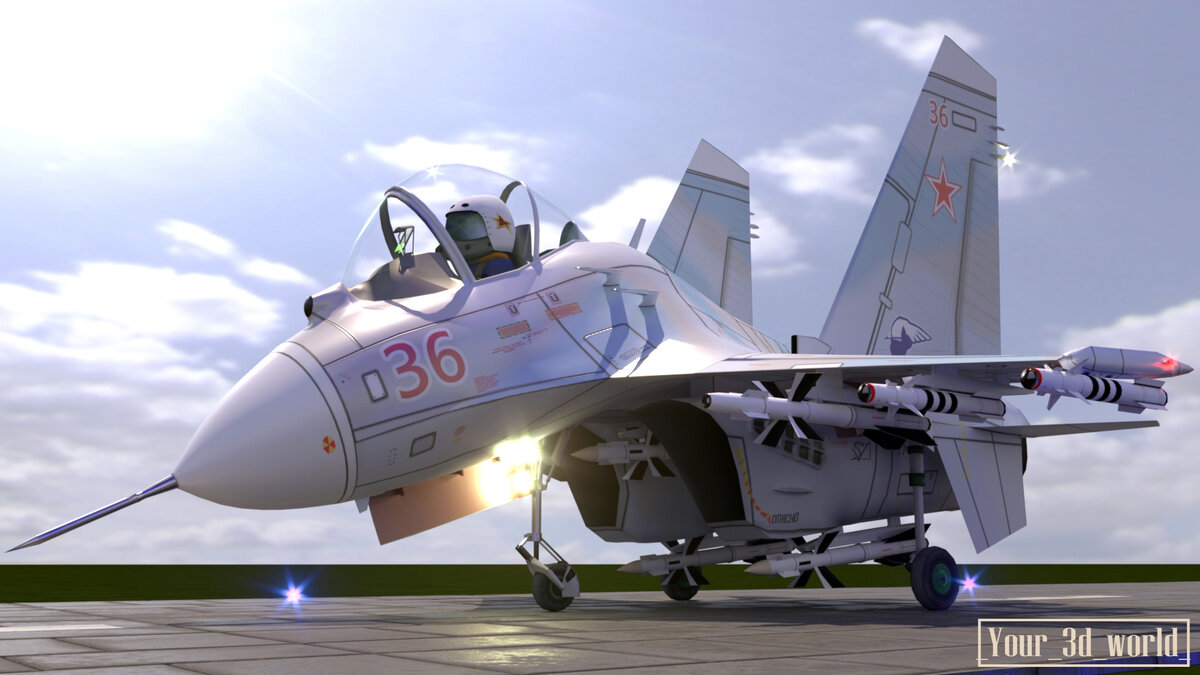 Су-27ToY(изображение автора) 