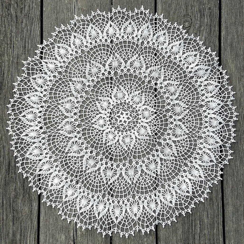 Салфетка крючком