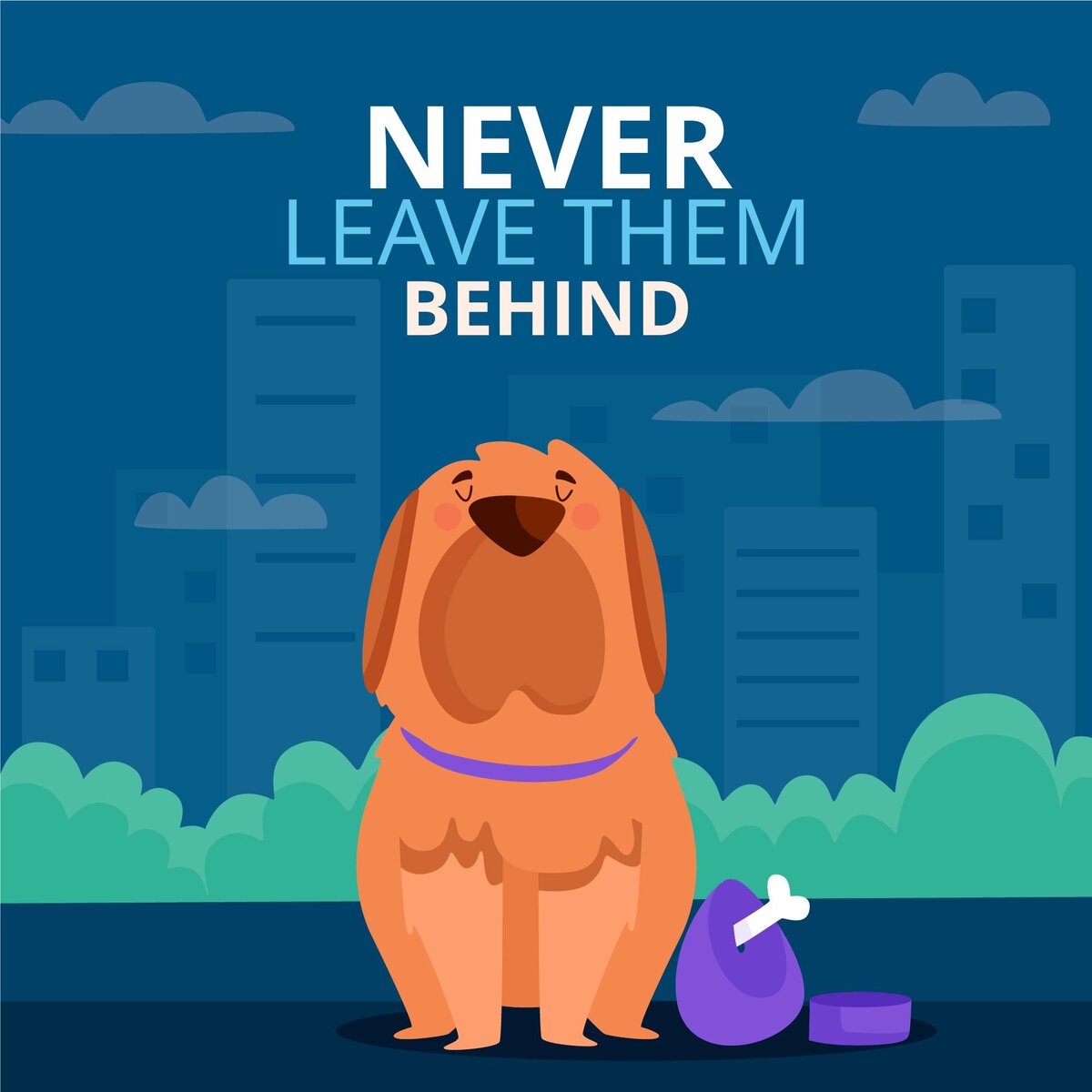 Image by <a href="https://www.freepik.com/free-vector/never-leave-your-pet_8149573.htm / Freepik</a>