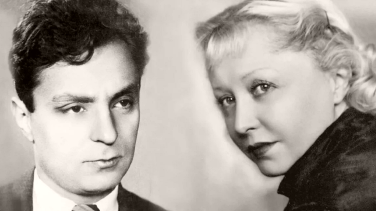 Иосиф Хейфиц и Янина Жеймо