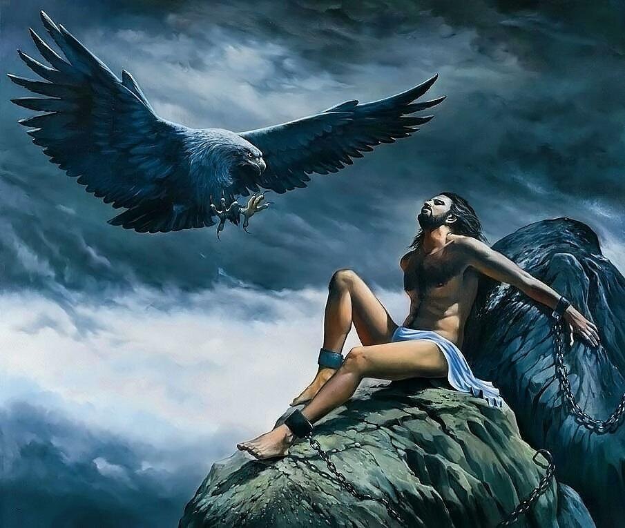 Прометей в представлении художника