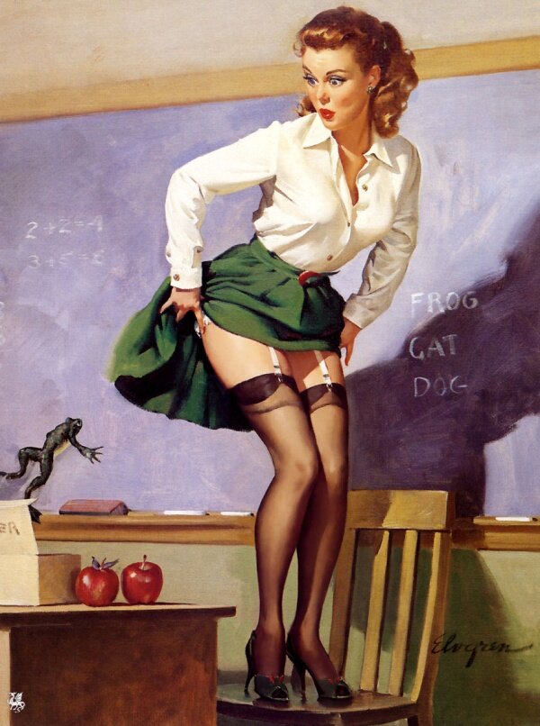 Автор Gil Elvgren | Источник изображения - сайт nevsepic.com.ua