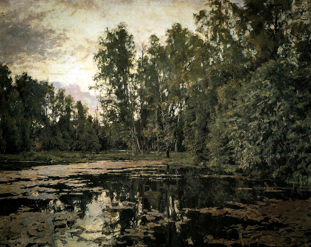 Валентин Серов «Заросший пруд. Домотканово», 1888 год