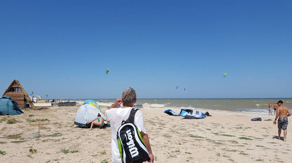 На Должанке, рай для серферов. Фото автора
