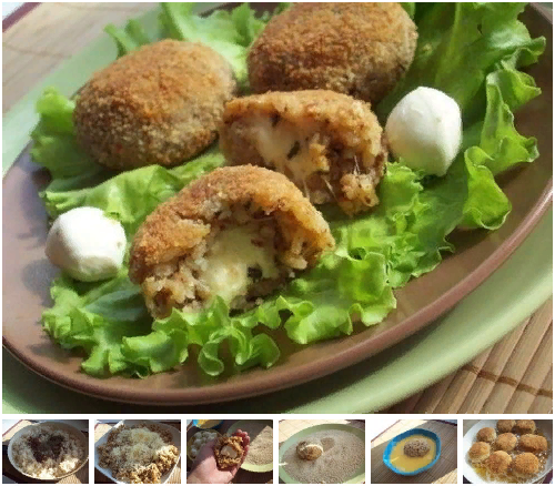 как приготовить итальянские рисовые шарики