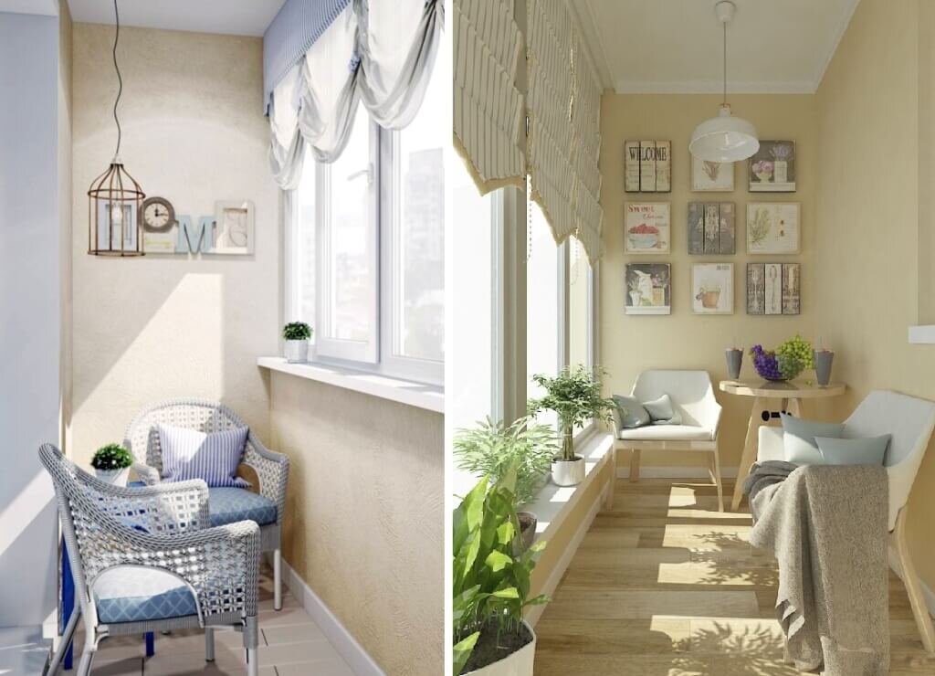 Мебели на балконе может быть совсем немного. Фото из Яндекс.Картинок 