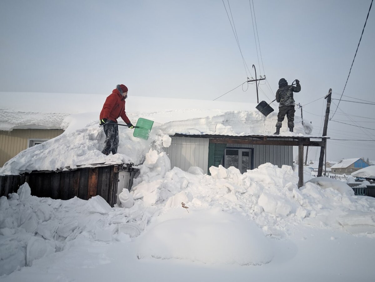 уборка снега.