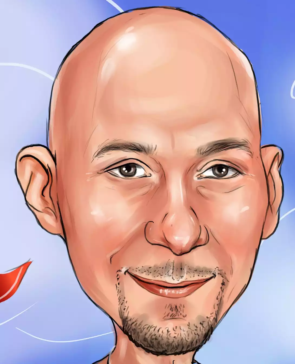 Шарж на холсте