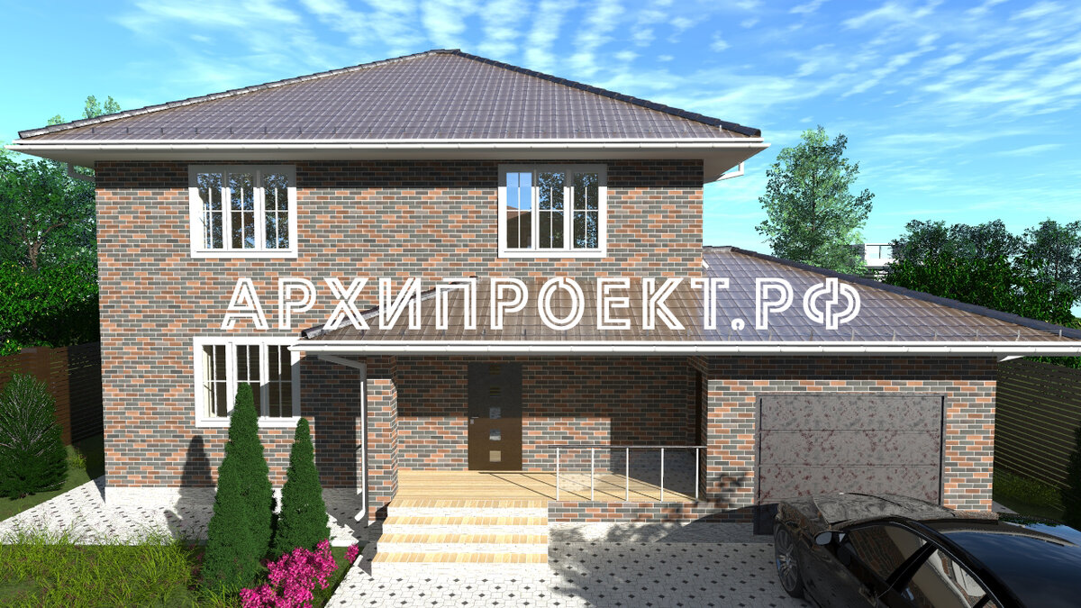 Главный фасад дома