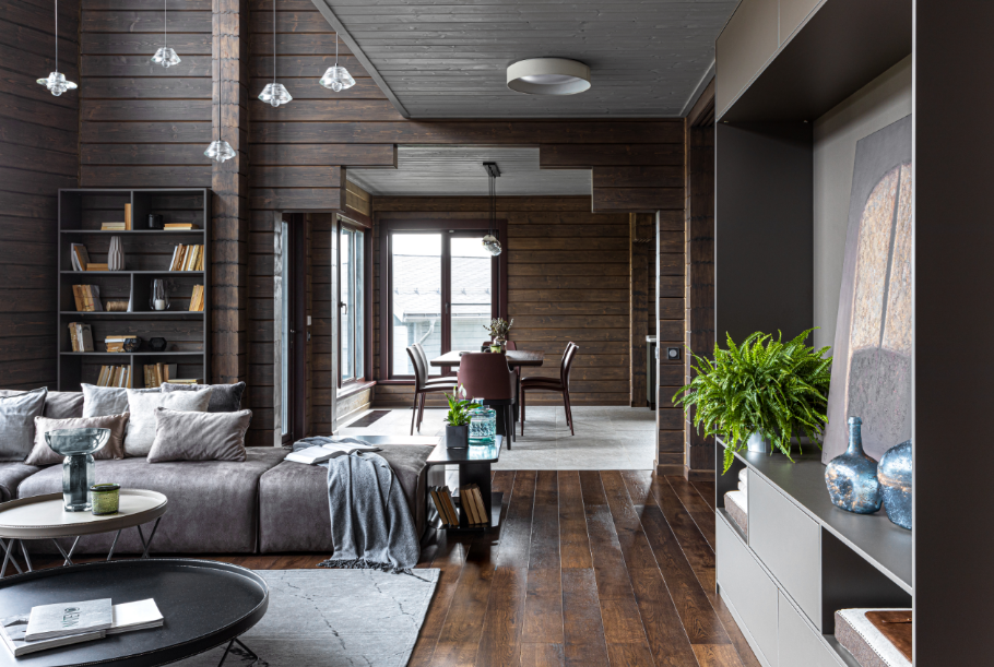 Картина в гостиной загородного дома - "Хлебъ" Кабан-Петрова М.