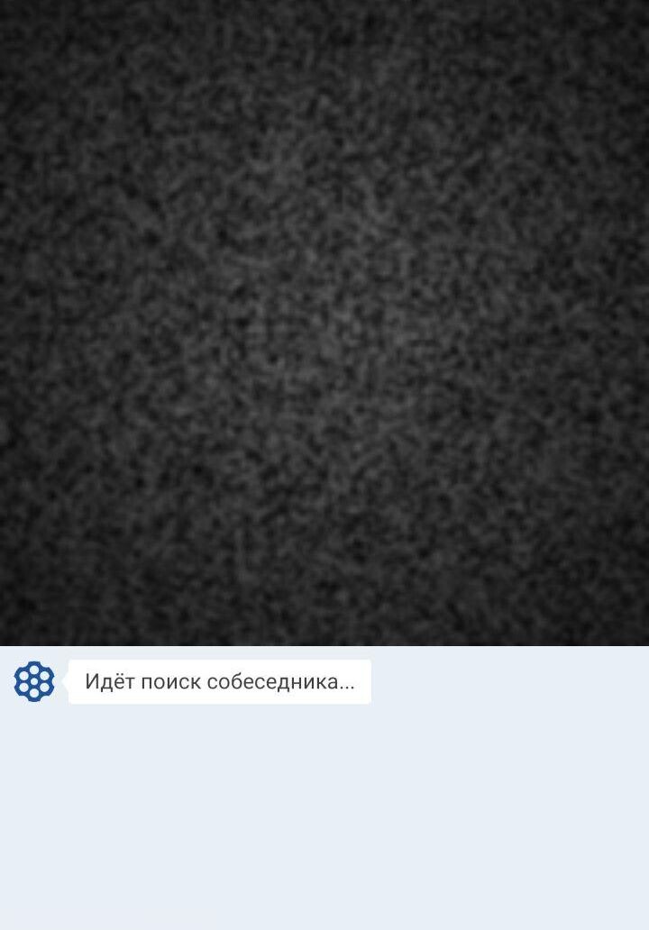 Первые 5 секунды программа подбирает собеседников