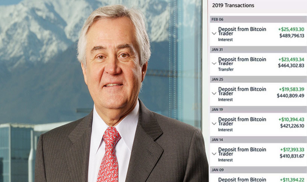 Roberto Angelini Rossi describiendo sus resultados después de registrarse en la plataforma. 