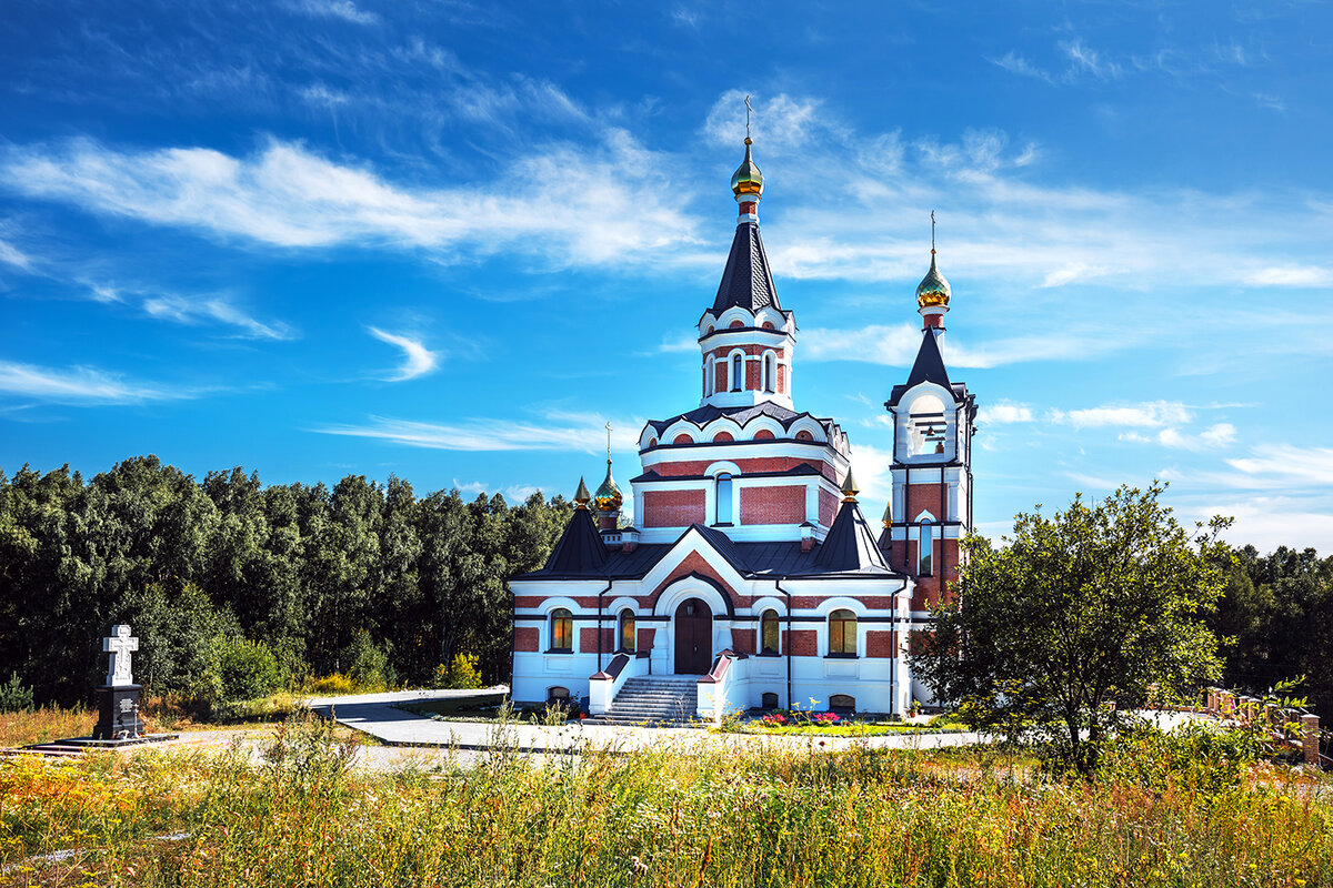 Храм и Святой источник. Город Искитим, Ложок. Достопримечательности  Новосибирской области. | Сибирь в объективе. Евгений Мухортов | Дзен