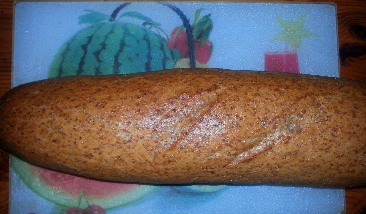 Отрубной батон (фото автора)