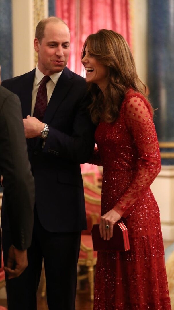 Принц Уильям и Кейт Миддлтон на саммите в Букингемском дворце