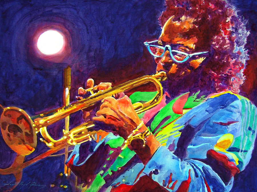 Sir Miles Davis is a painting by David Lloyd Glover. Сайт fineartamerica.com
