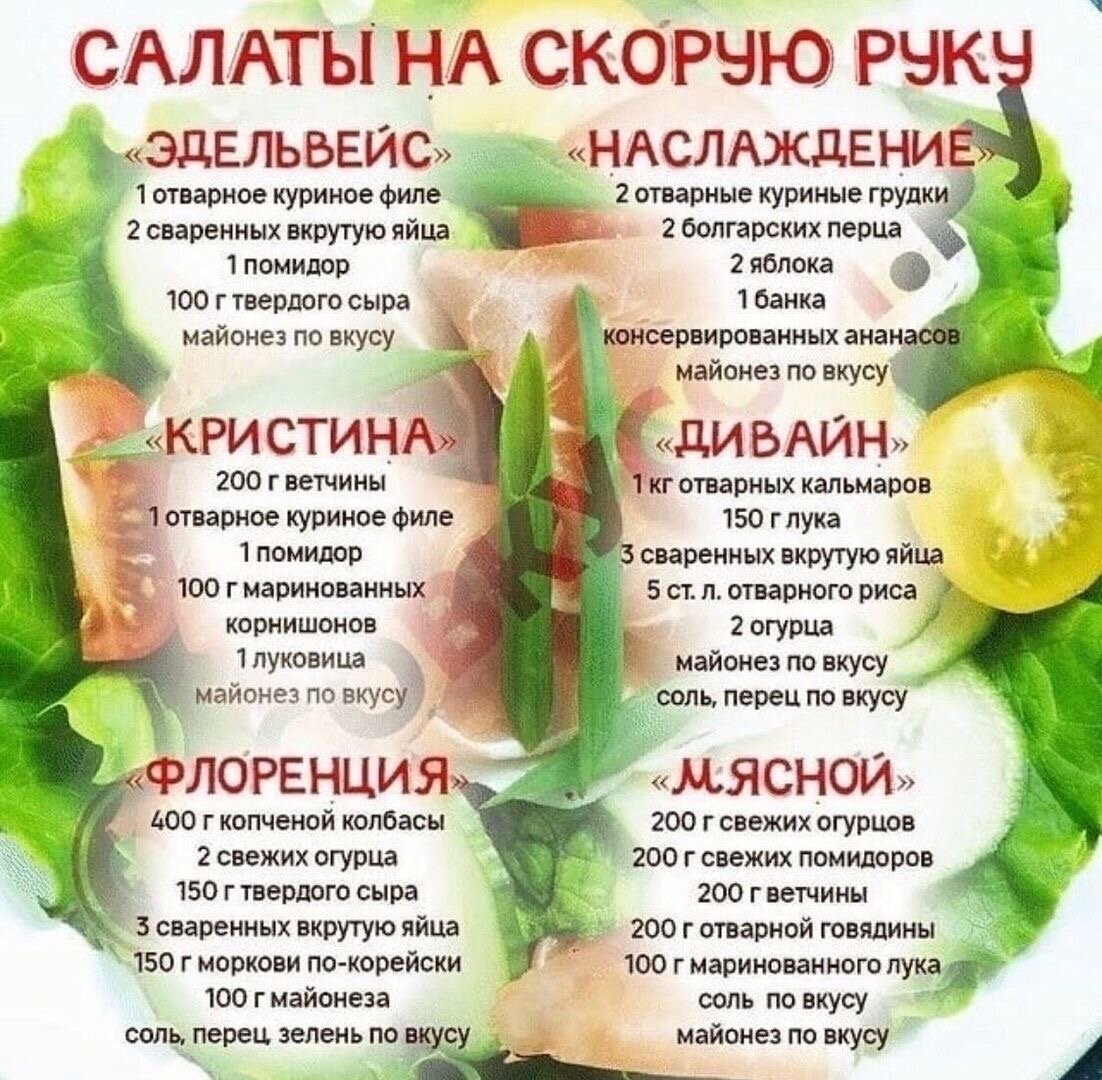 Простые и вкусные рецепты