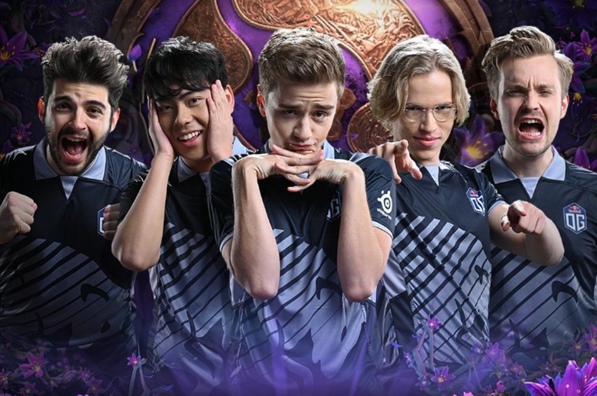 А это чемпионы TI9 - OG. Они заняли первое место и забрали с собой почти 15.000.000