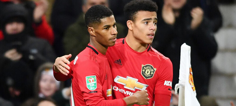 Маркус Рэшфорд и Мэйсон Гринвуд